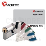 PROMOTION - Cylindre de serrure VACHETTE RADIAL NT avec 4 cls